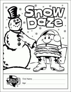 Winter Coloring Sheet